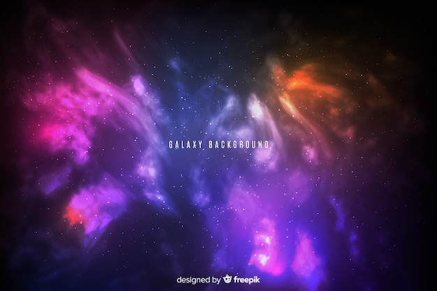 Abstract gradient bright galaxy background Vector | Free Download