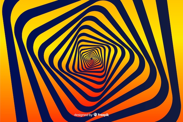 Abstract gradient psychedelic effect background Free Vector