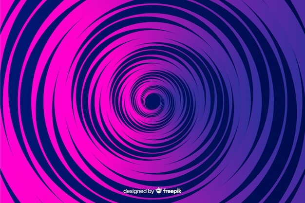 Abstract gradient psychedelic effect background Free Vector