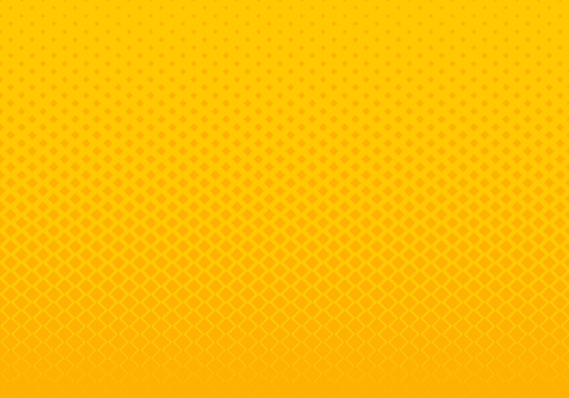 Abstract gradient yellow squares pattern background | Premium Vector