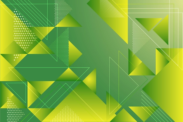 Free Vector Abstract Green Geometric Background