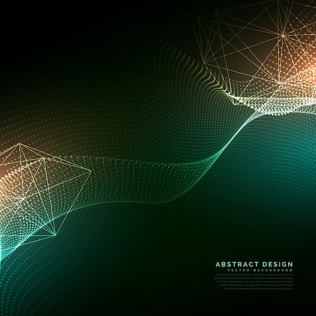 Premium Vector | Abstract green technology background