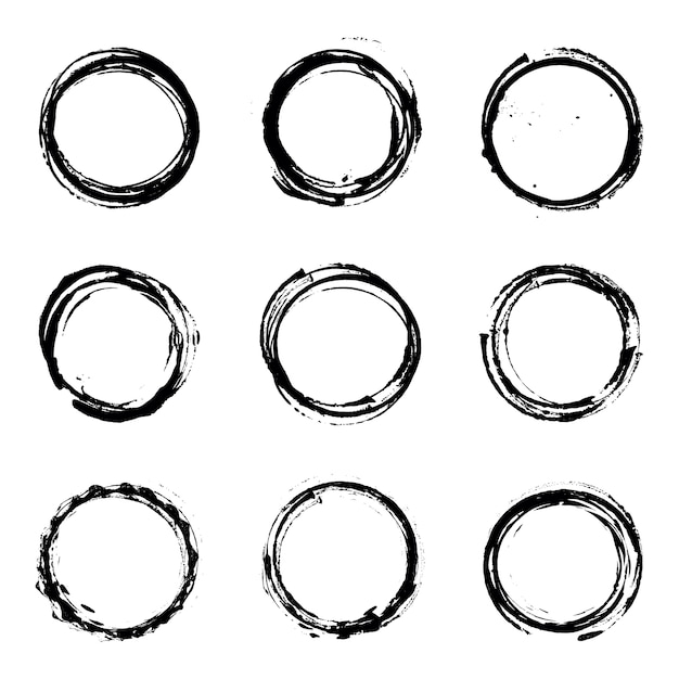 Download Free Abstract Grunge Circle Vector Set Premium Vector Use our free logo maker to create a logo and build your brand. Put your logo on business cards, promotional products, or your website for brand visibility.