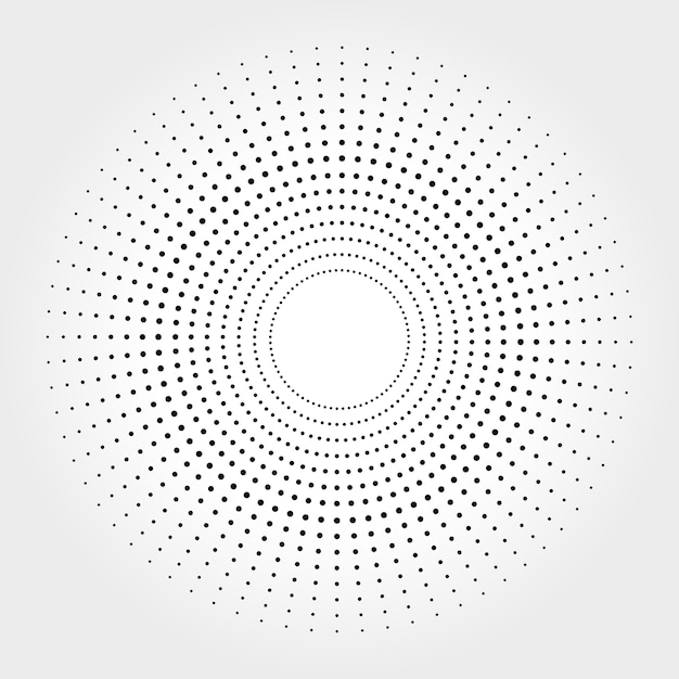 Premium Vector Abstract Halftone Dots Background