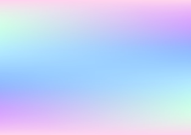 Abstract holographic background with pastel colors Premium Vector