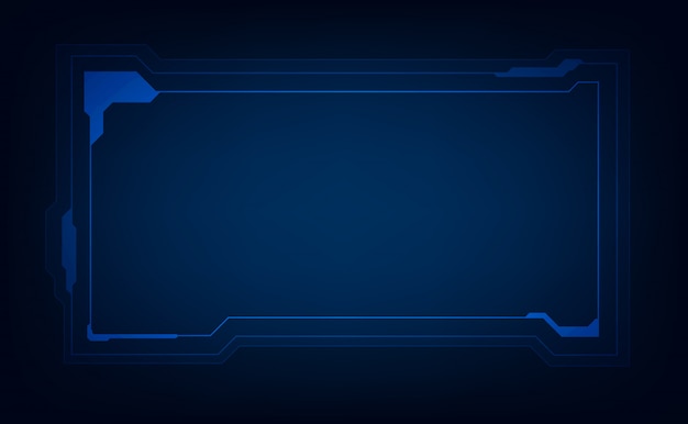 Abstract hud ui gui future futuristic screen system virtual design Premium Vector