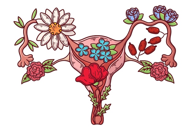 Female Reproductive System Illustrations To Assist In