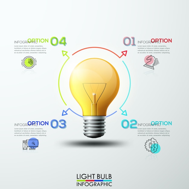 Premium Vector | Abstract infographics numbers step options, with ...