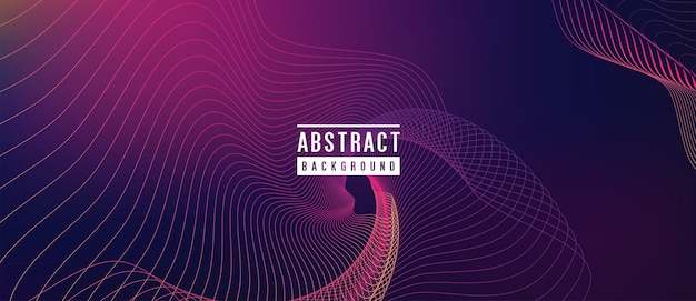 Premium Vector | Abstract lines technology background free vector