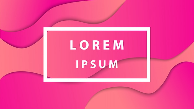 Abstract liquid color background design Premium Vector
