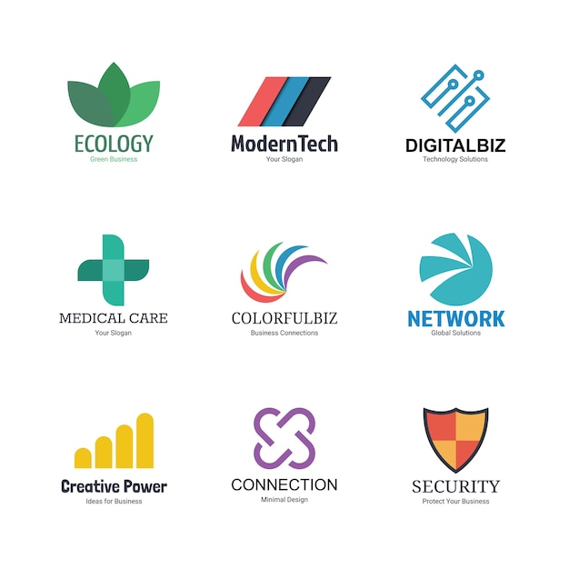 Download Free Abstract Logo Design Premium Vector Use our free logo maker to create a logo and build your brand. Put your logo on business cards, promotional products, or your website for brand visibility.