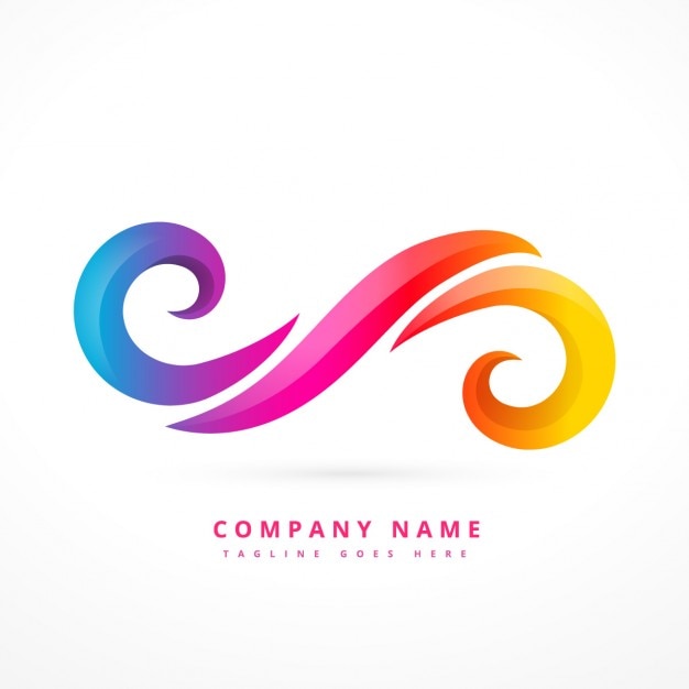 colorful wave logo