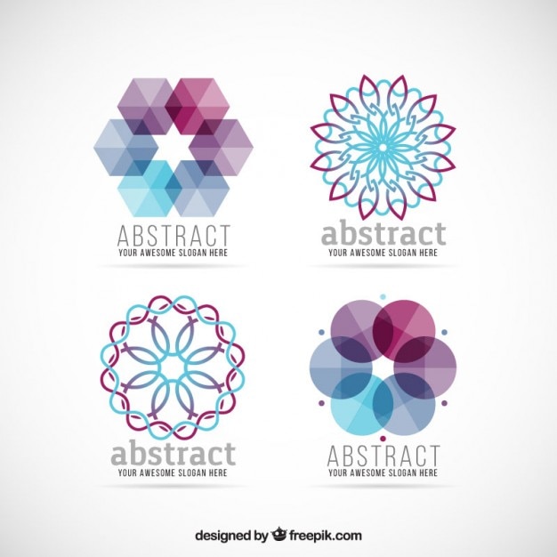 Free Vector | Abstract logos collection