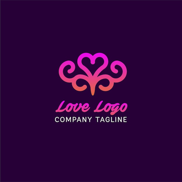 Premium Vector Abstract Love Logo Design 1208