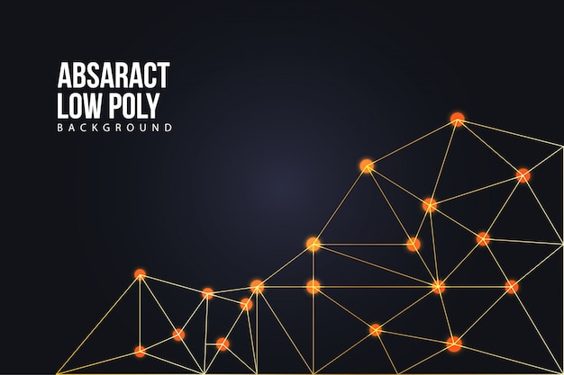 Premium Vector | Abstract low polly background