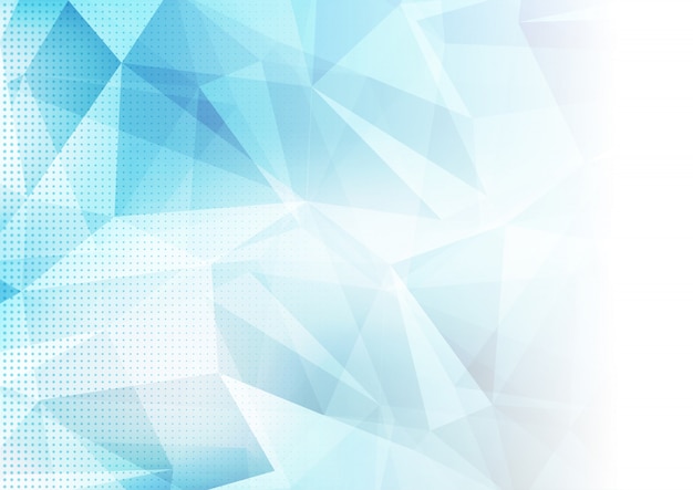 Abstract low poly design background Free Vector