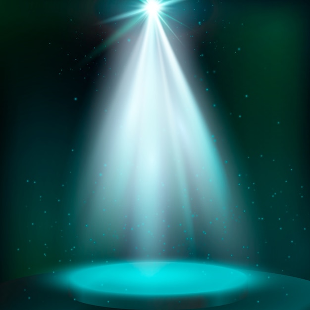 Premium Vector | Abstract magic light background. scene illuminated by