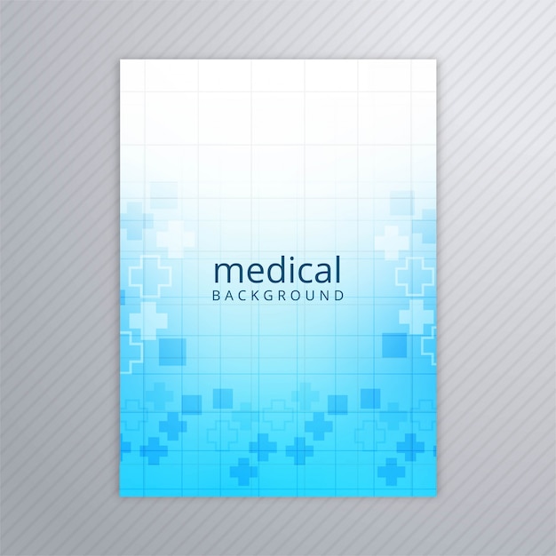 Abstract medical brochure template background\
vector