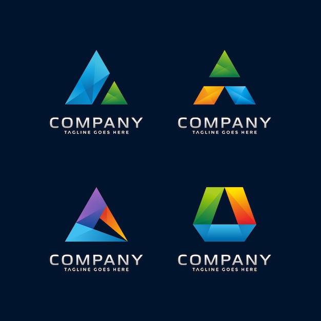 Download Free Abstract Modern Creative Colorful Triangle Logo Design Use our free logo maker to create a logo and build your brand. Put your logo on business cards, promotional products, or your website for brand visibility.