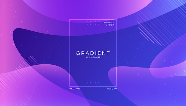 Abstract modern dynamic fluid background. Premium Vector