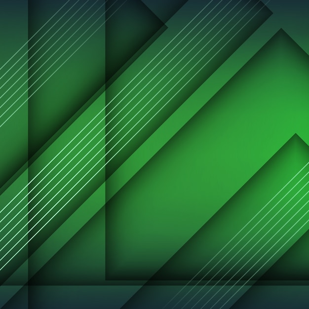 Abstract modern green geometric background design | Premium Vector