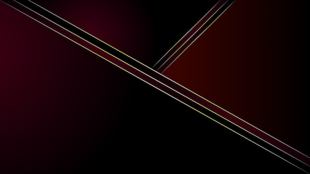 Premium Vector Abstract Modern Polygonal Shapes Line Gold On Dark Red Gradient Background
