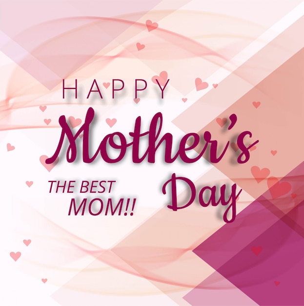 Abstract mother's day design