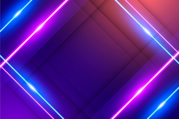 Free Vector | Abstract neon lights background