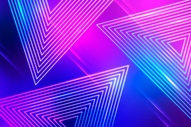 Wallpaper Neon Lights Background - Parketis