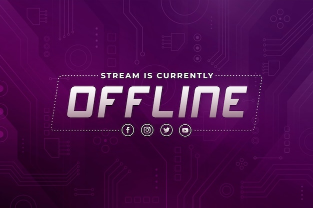 twitch offline banner not showing