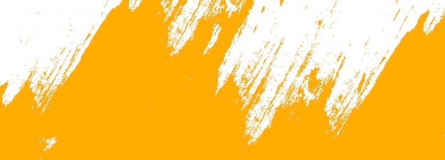 Abstract orange banner | Free Vector
