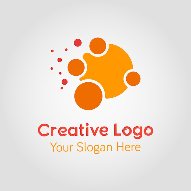 Download Free Abstract Orange Circle Logo Template Premium Vector Use our free logo maker to create a logo and build your brand. Put your logo on business cards, promotional products, or your website for brand visibility.