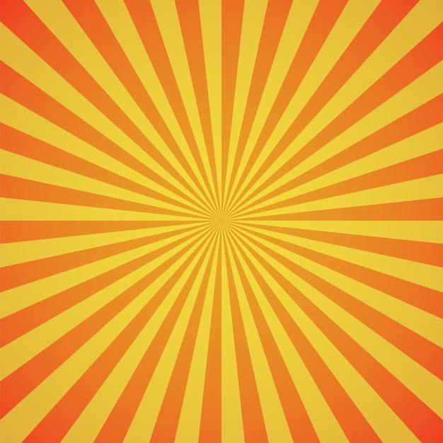 Premium Vector | Abstract orange color burst background.