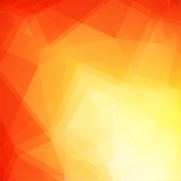 Abstract orange polygonal background