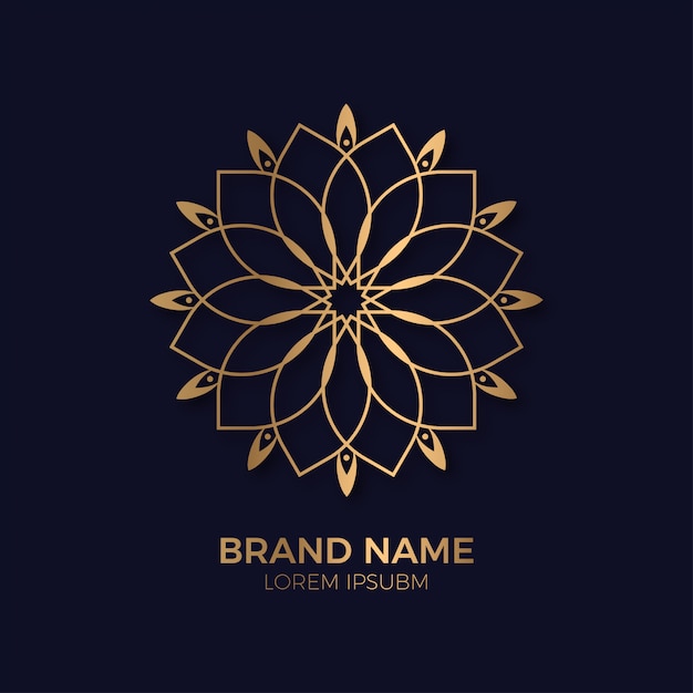 Download Free Abstract Ornament Luxury Gold Circle Flower Logo Premium Vector Use our free logo maker to create a logo and build your brand. Put your logo on business cards, promotional products, or your website for brand visibility.