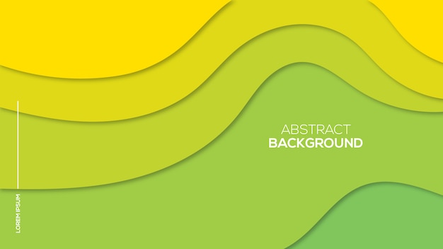 Abstract paper cut 3d background Premium Vector