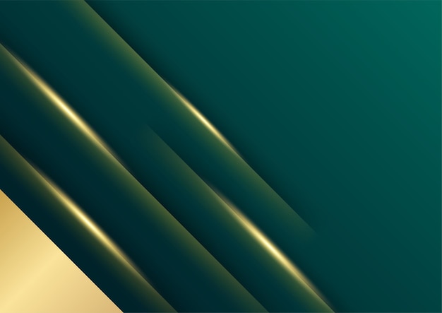 Premium Vector | Abstract Pattern Luxury Dark Green And Gold Background