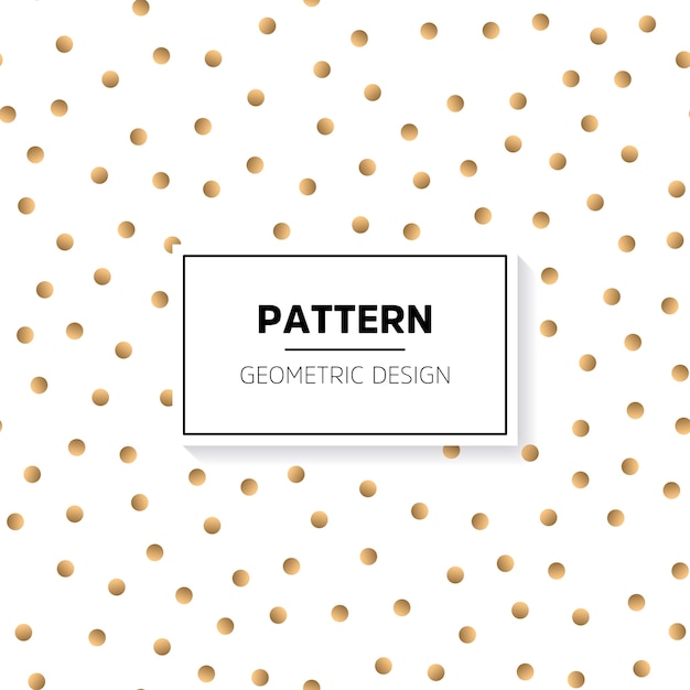 Free Vector | Abstract pattern with golden dots