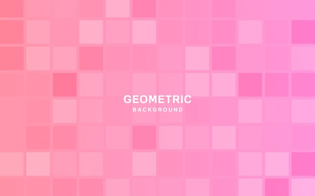 Premium Vector | Abstract Pink Geometric Shapes Background