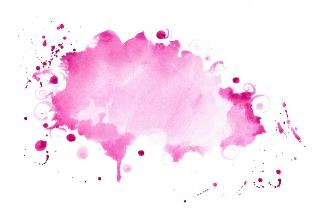 Free Vector | Abstract pink shade watercolor splatter texture background