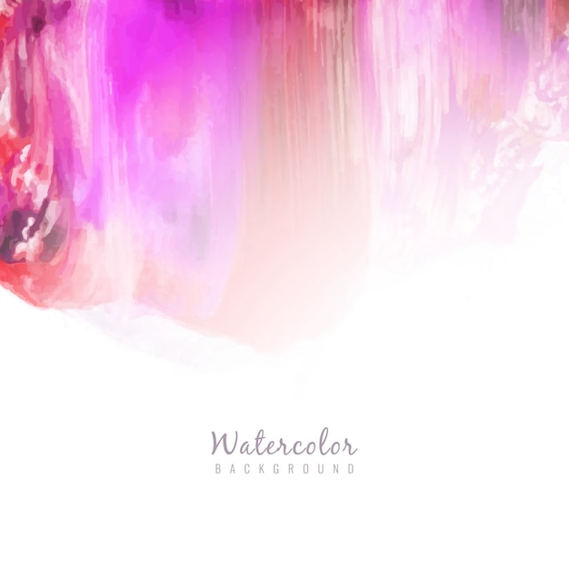 Abstract pink watercolor background | Free Vector