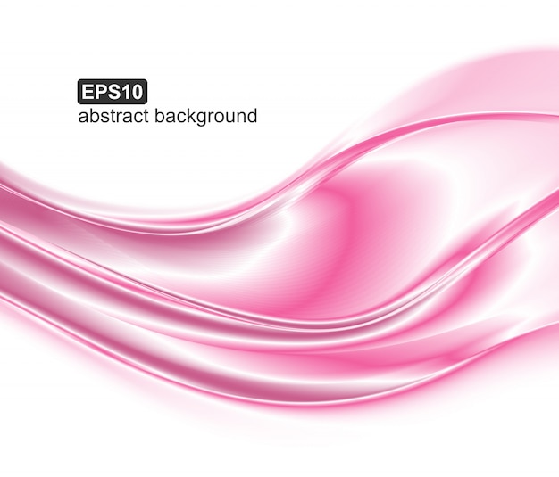 Premium Vector Abstract Pink Waves Background 0192