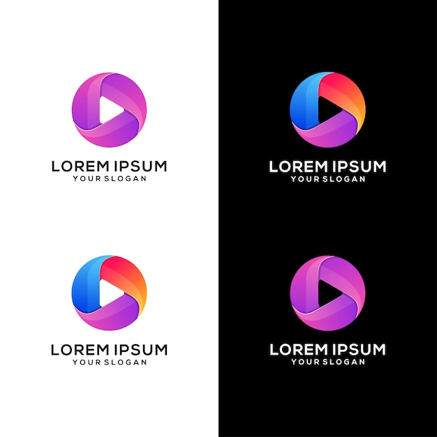 Download Free Abstract Play Media Logo Vector Premium Vector Use our free logo maker to create a logo and build your brand. Put your logo on business cards, promotional products, or your website for brand visibility.