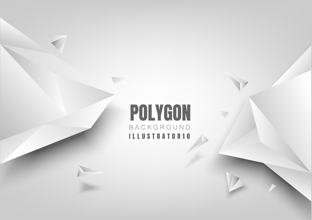 Premium Vector | Abstract polygon background with