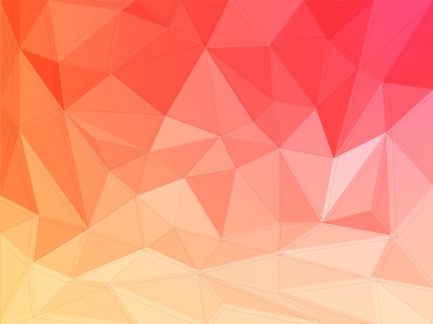 Free Vector | Abstract polygonal background, creative geometric ...