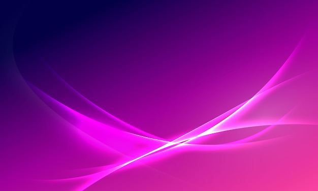 抽象的な紫グラデーション背景エコロジーコンセプト グラフィックデザイン 光の効果の輝く ネオンの輝きとフラッシュの背景 プレミアムベクター
