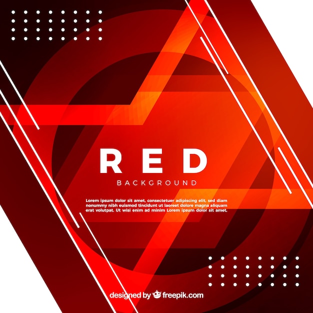 Free Vector | Abstract red background