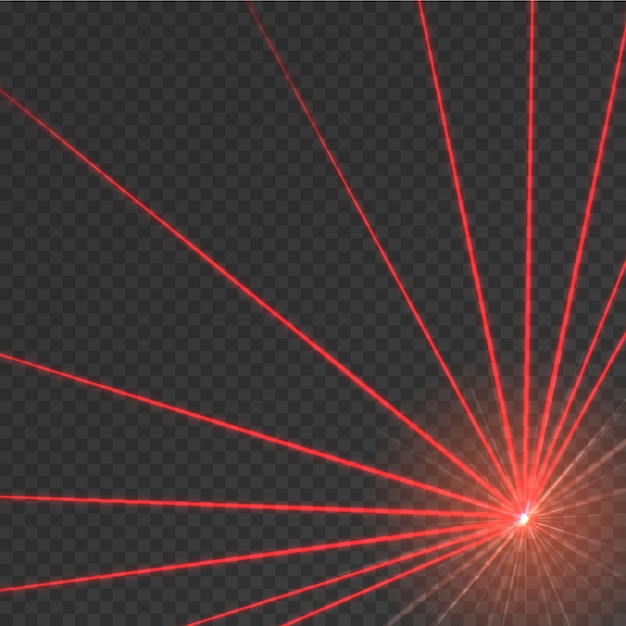 Premium Vector Abstract Red Laser Beam