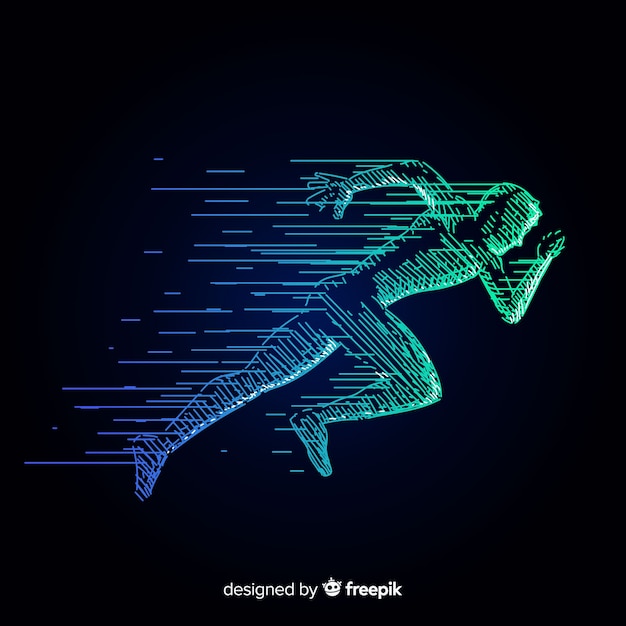Abstract Artistic Running Wallpaper - New Wallpapers Free Download