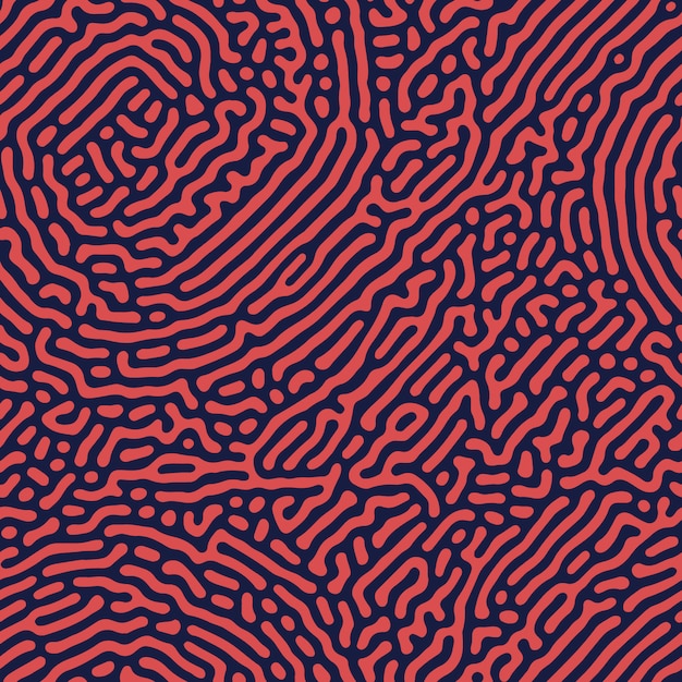 Premium Vector Abstract seamless turing pattern background.
